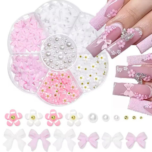 MIXED 3D NAIL ART DECORATION CHARMS