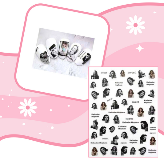 SWEET FACE NAIL ART STICKERS