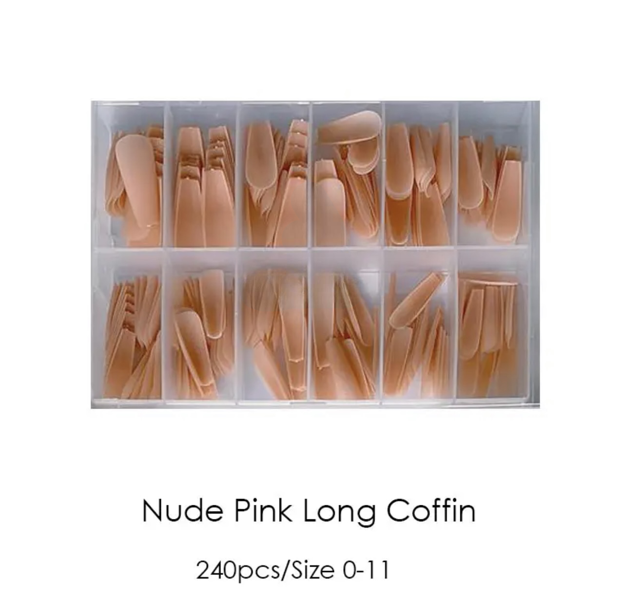 NUDE PINK LONG COFFIN