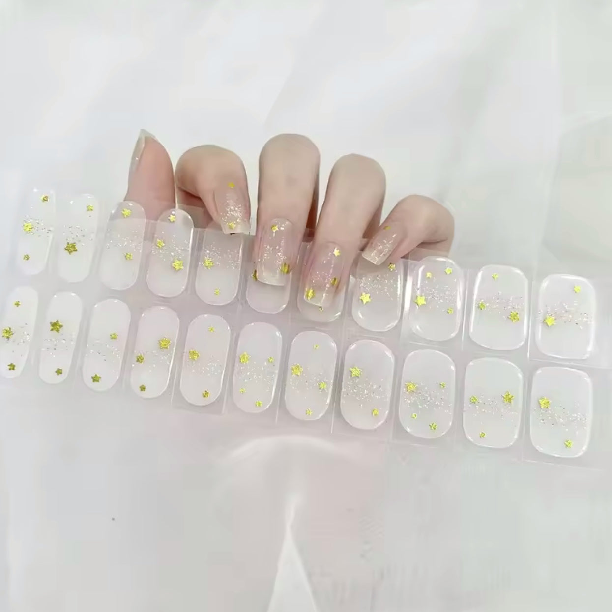 TWINKLE TWINKLE GOLDEN STAR - GEL NAIL WRAPS