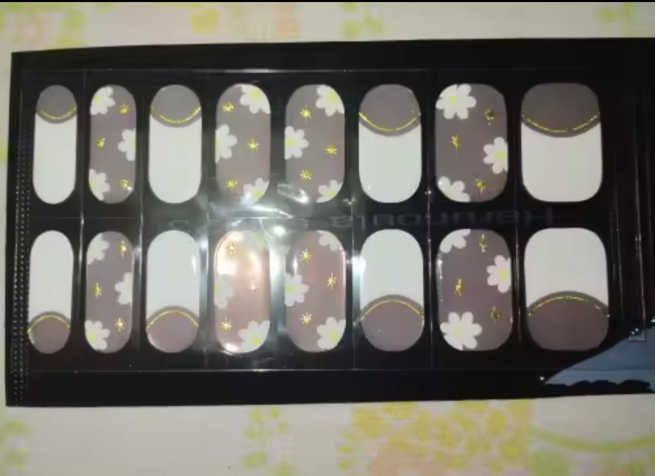 SPRING FLOWERS - GEL NAIL WRAPS