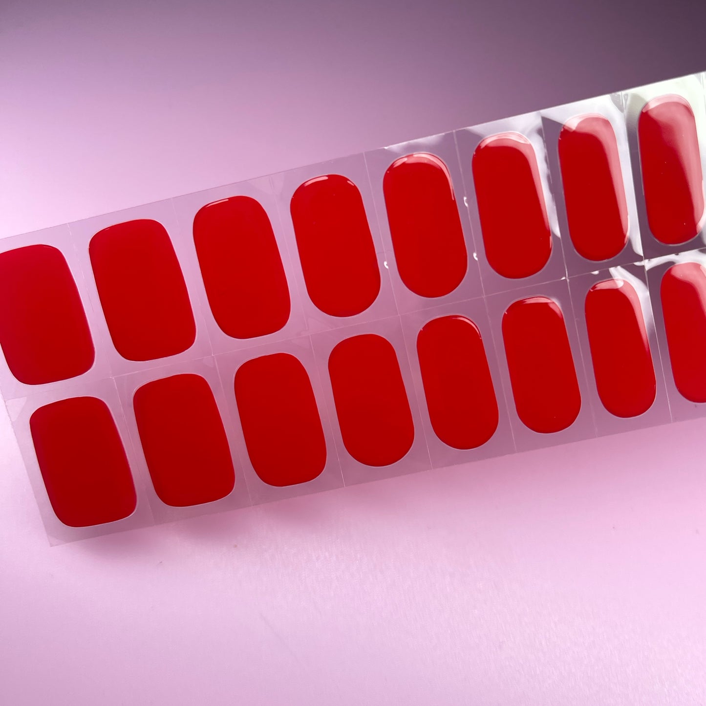 RED - GEL NAIL WRAPS