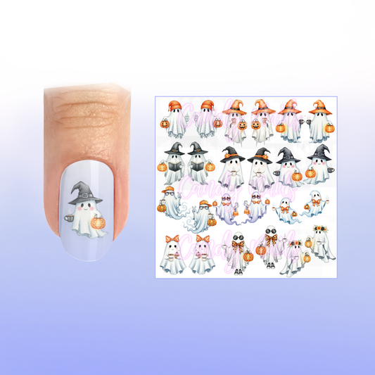 HORROR GHOST transfer stickers