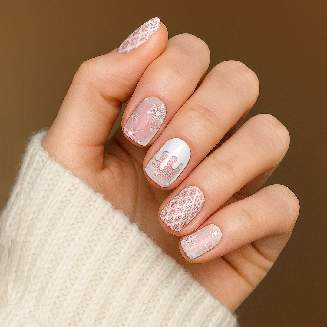 CHRISTMAS PATTERN  - GEL NAIL WRAPS