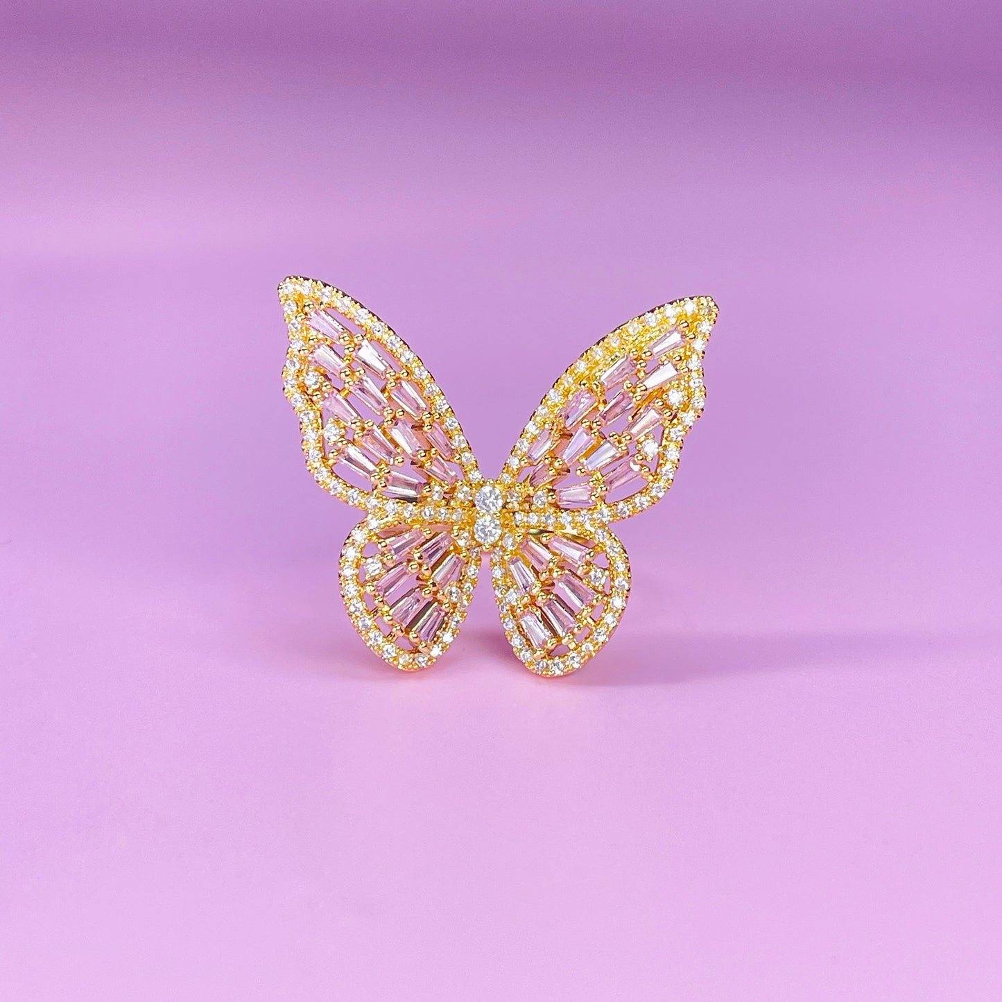 BUTTERFLY GOLD RING