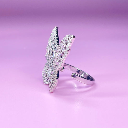 BUTTERFLY SILVER RING