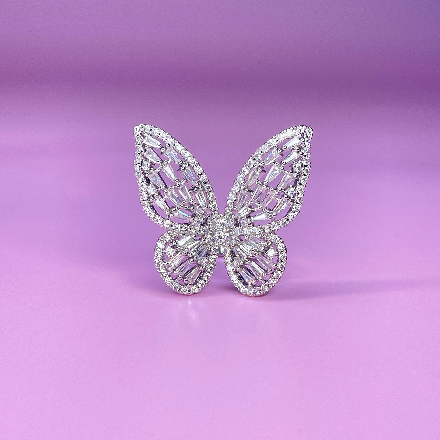 BUTTERFLY SILVER RING