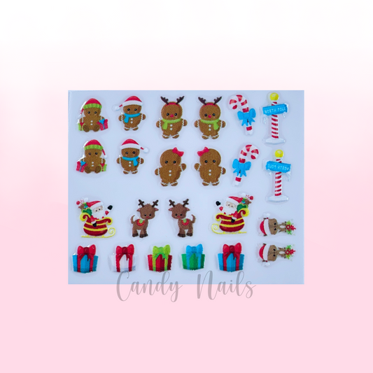 GINGERBREAD 3  transfer stickers