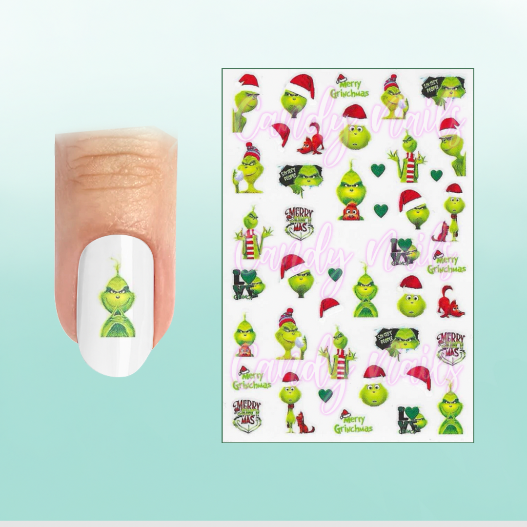 MERRY GRINCHMAS stickers