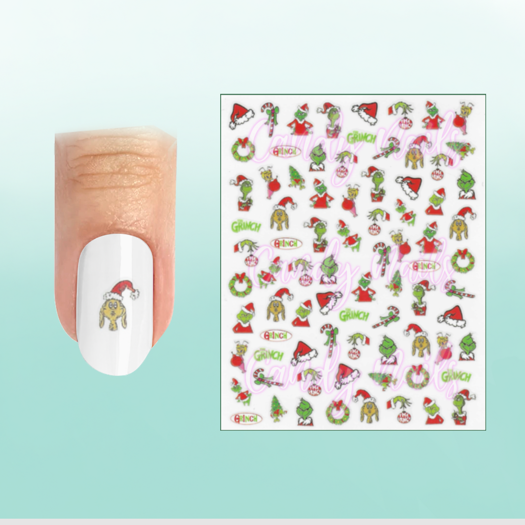 MERRY GRINCHMAS 3 stickers