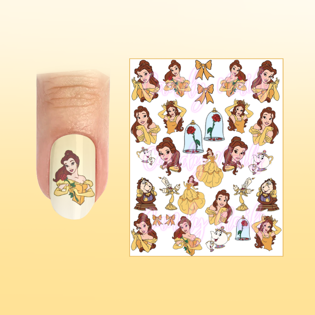 B&B PRINCESS transfer stickers (H12)