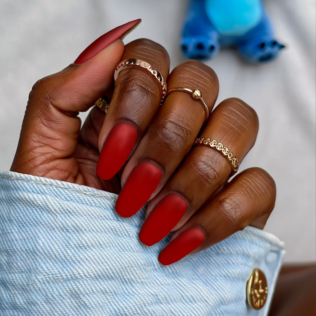 RED - GEL NAIL WRAPS