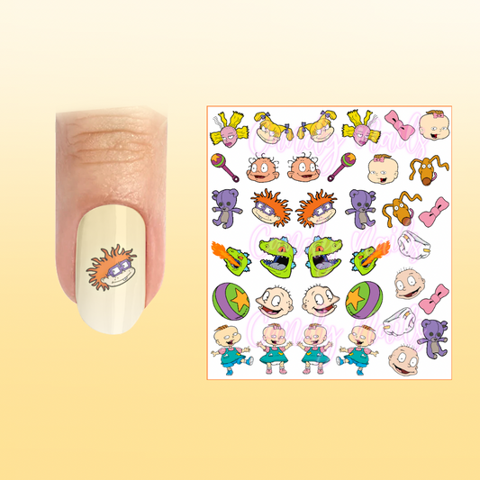 RUGRATS! transfer stickers (I2)