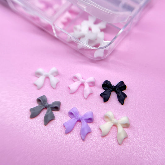 30 x MINI BOWS BOX nail decoration