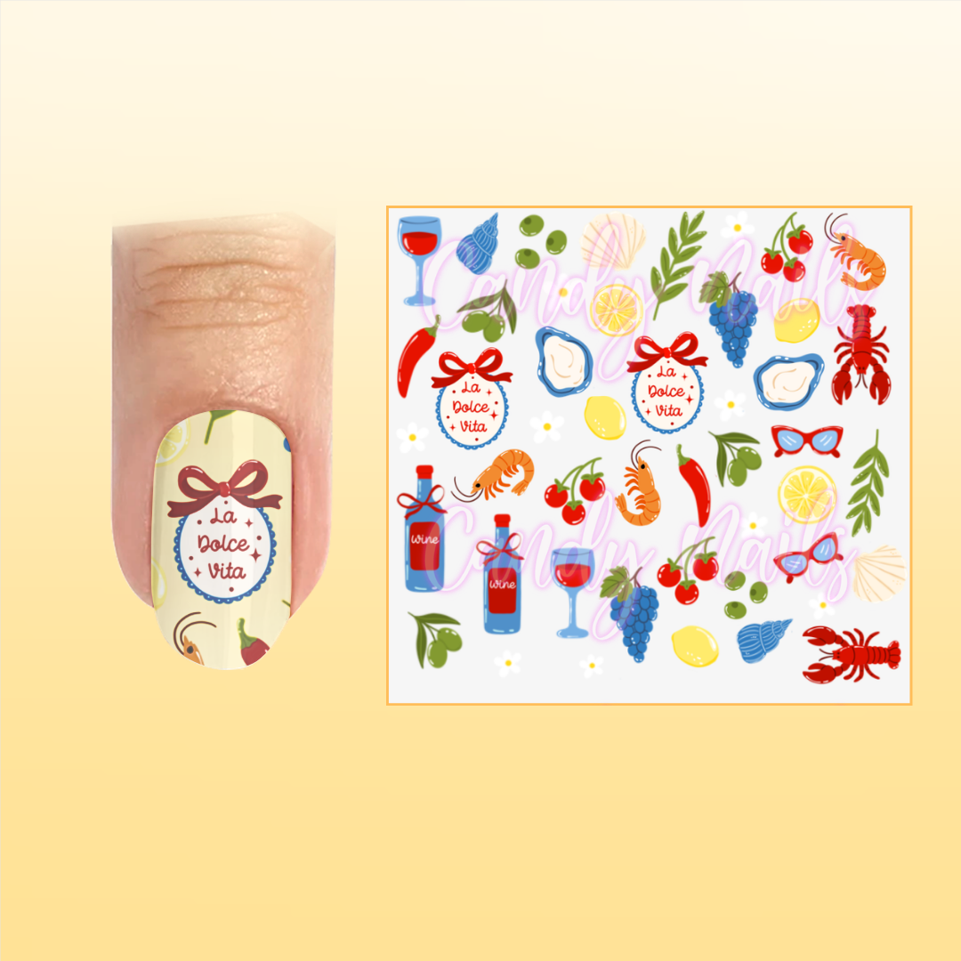 LA DOLCE VITA transfer stickers