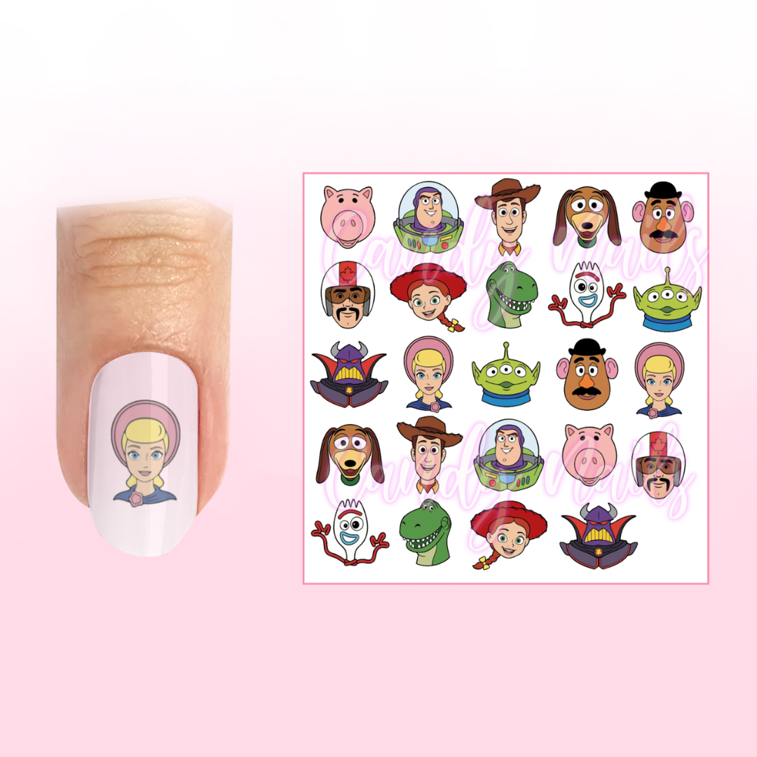 CARTOON PORTRAITS transfer stickers (H11)