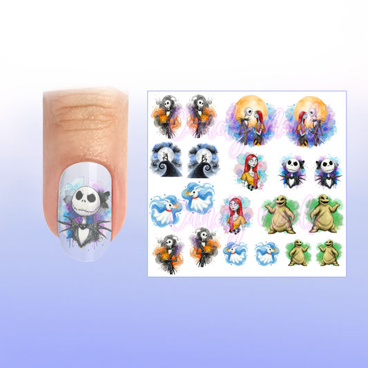 NIGHTMARE VIP transfer stickers