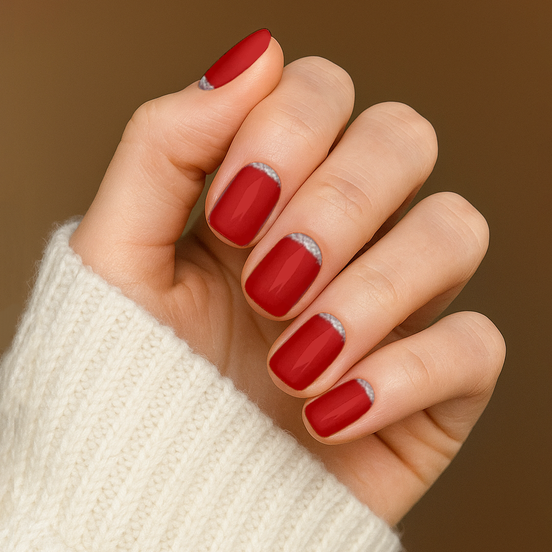 RED GEL- NAIL WRAPS