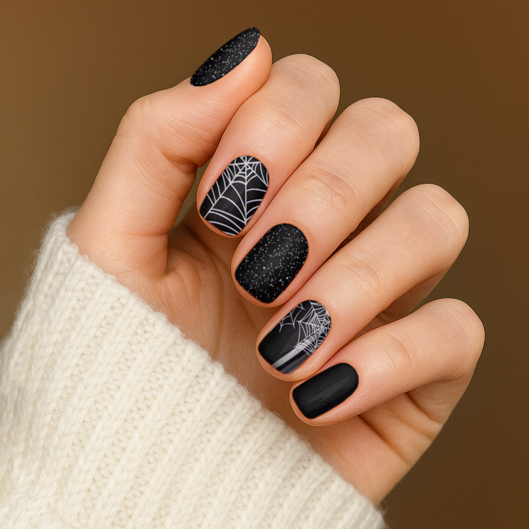 SPIDER WEB - GEL NAIL WRAPS