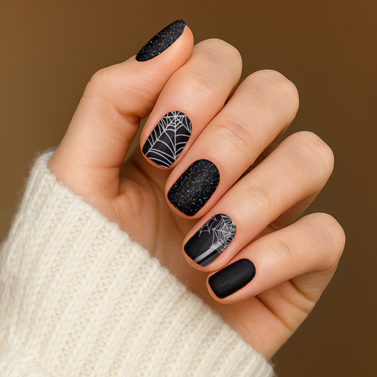 SPIDER WEB - GEL NAIL WRAPS