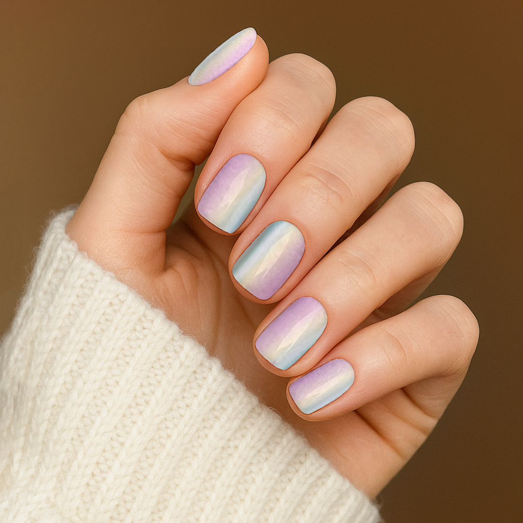HOLO PINK - GEL NAIL WRAPS