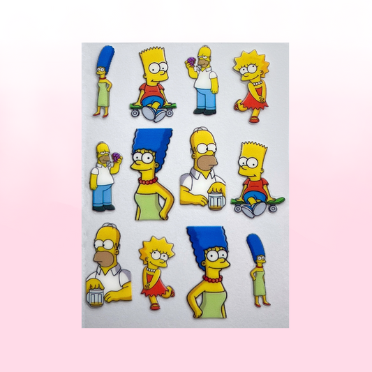 HOMER transfer stickers