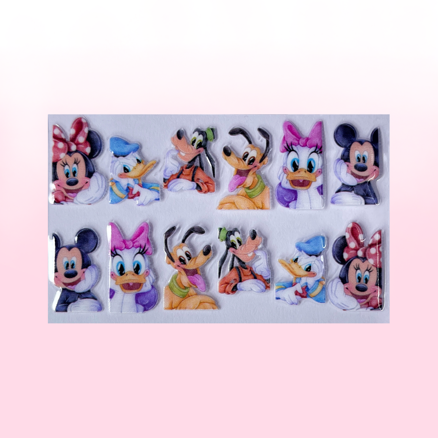 MICKEY & FRIENDS PORTRAITS transfer stickers