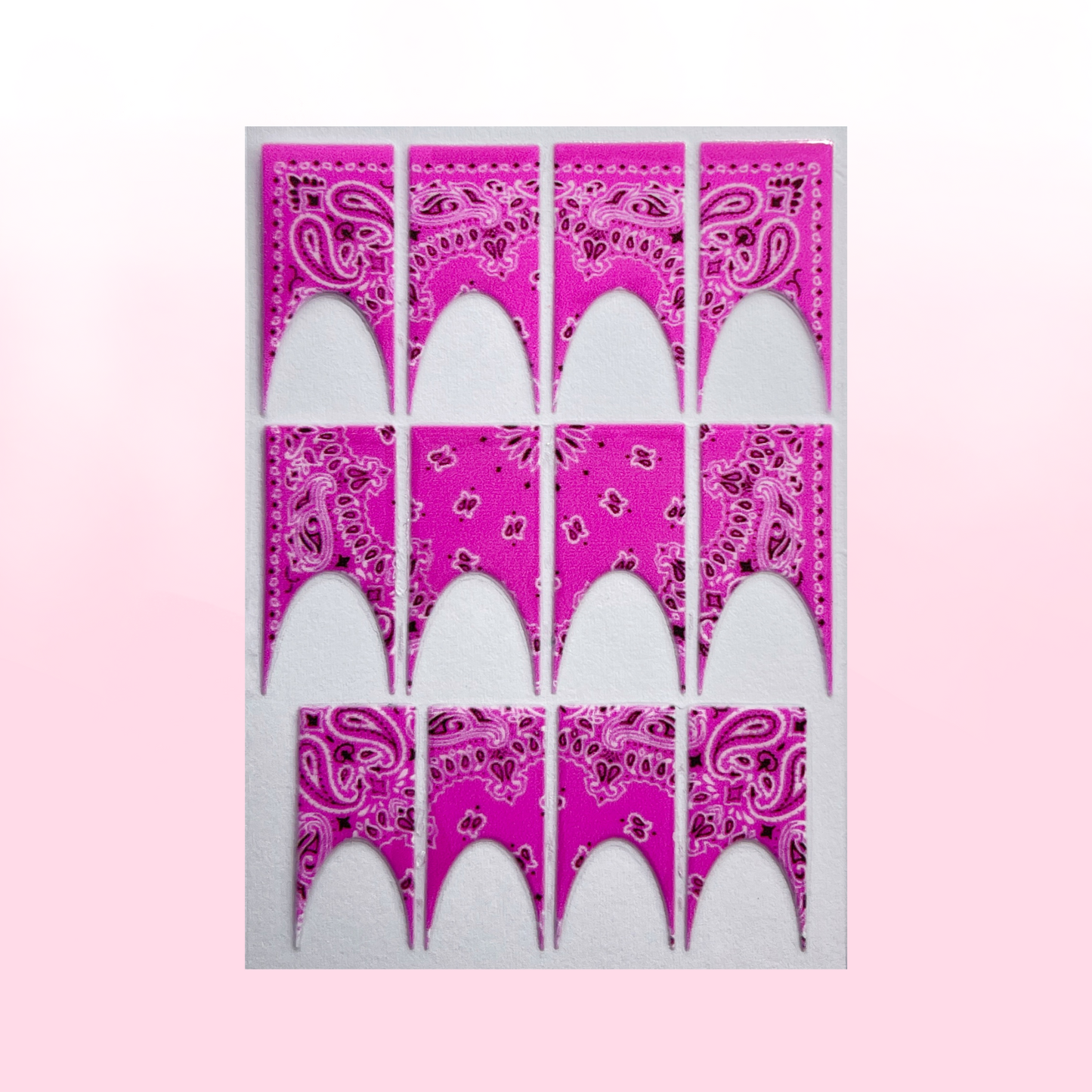 FRENCH SET PINK transfer stickers