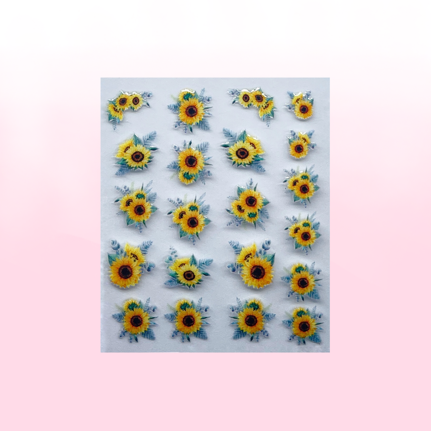 SUNFLOWER transfer stickers