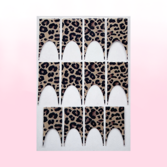 ANIMAL PRINT FRENCH transfer stickers