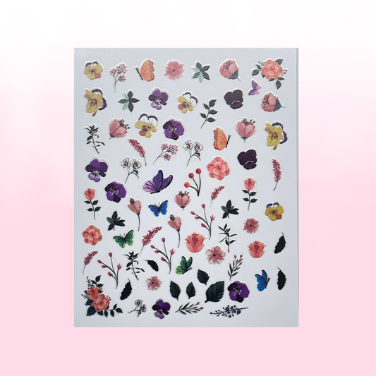 SPRING 003 FLOWERS stickers