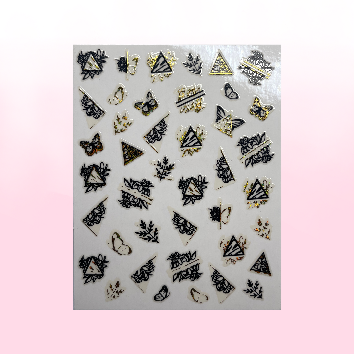 BLACK & GOLD stickers