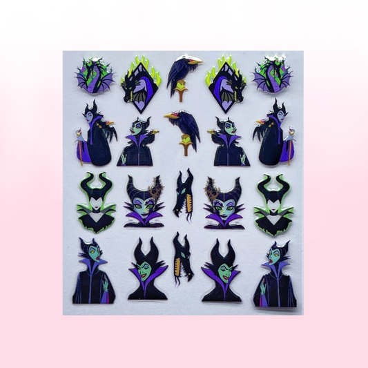 WITCH transfer stickers