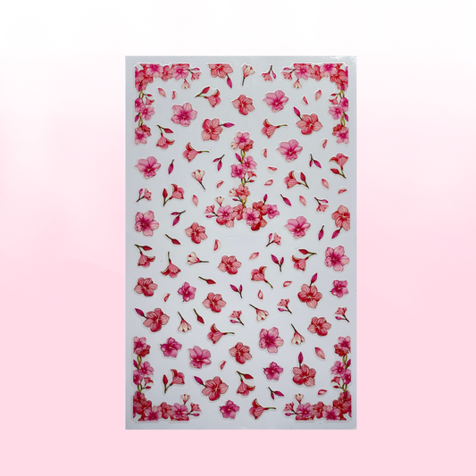 PINK FLOWERS stickers