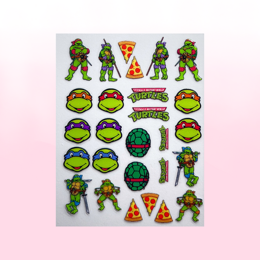 TEENAGE MUTANT NINJA transfer stickers