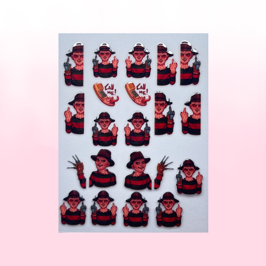 ANGRY FREDDY transfer stickers