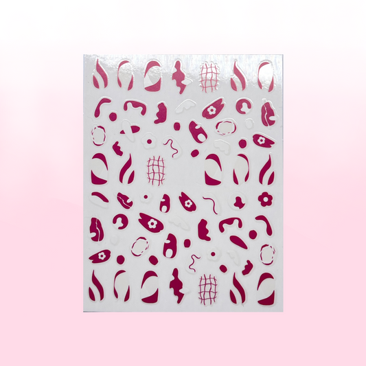 PINK MOSAIC stickers