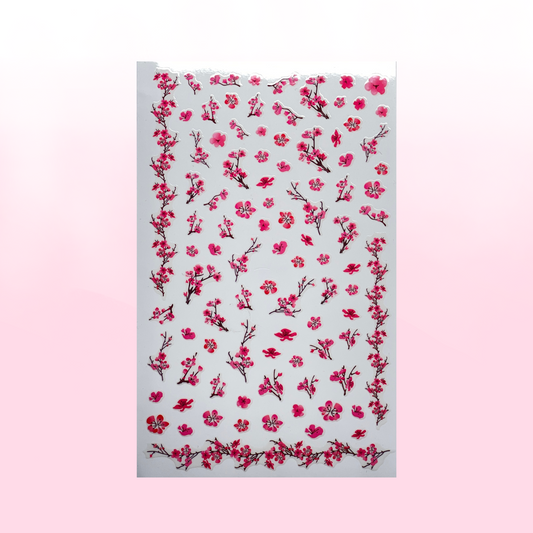 RED FLOWERS stickers