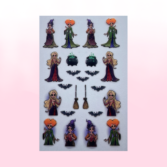 HOCUS POCUS 2 transfer stickers