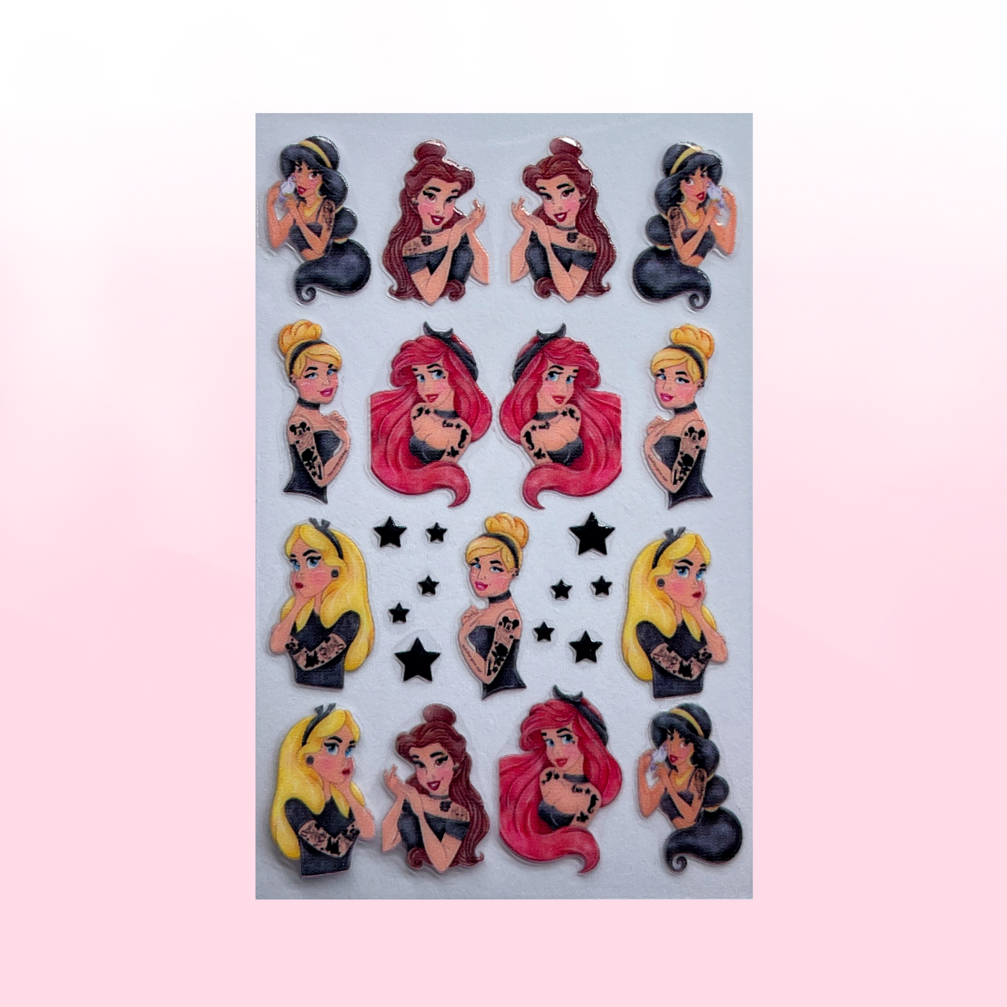 TATTOOED DIVAS transfer stickers