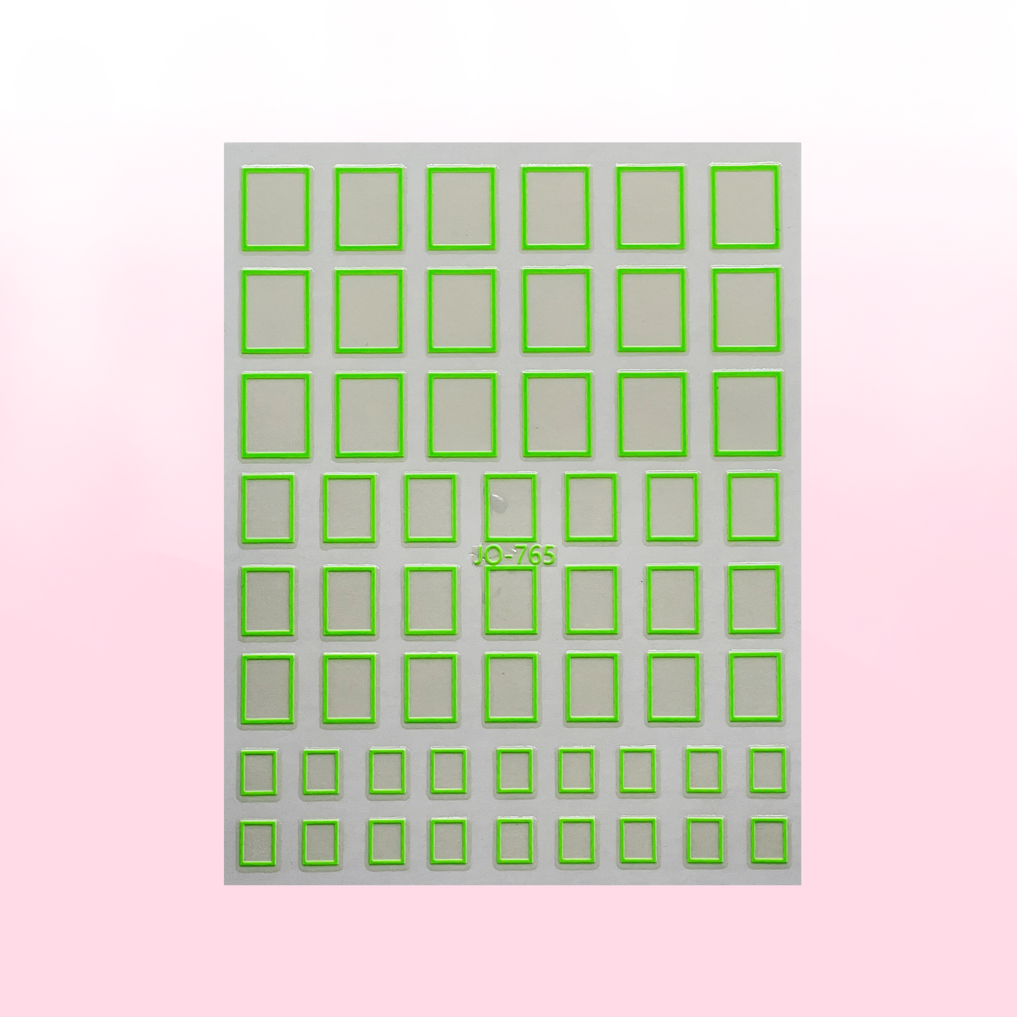 GREEN SQUARES stickers