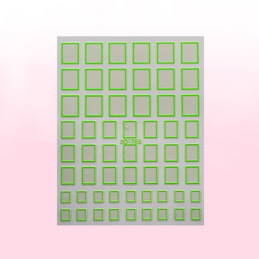 GREEN SQUARES stickers