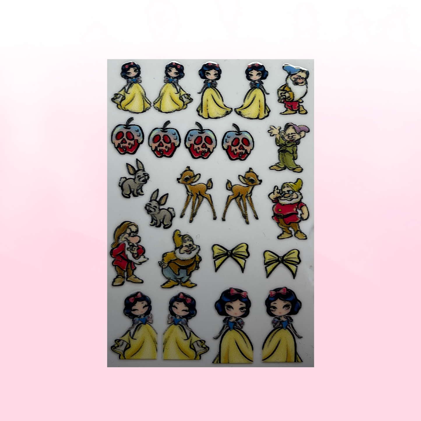 QUEEN & GNOMES transfer stickers SQ