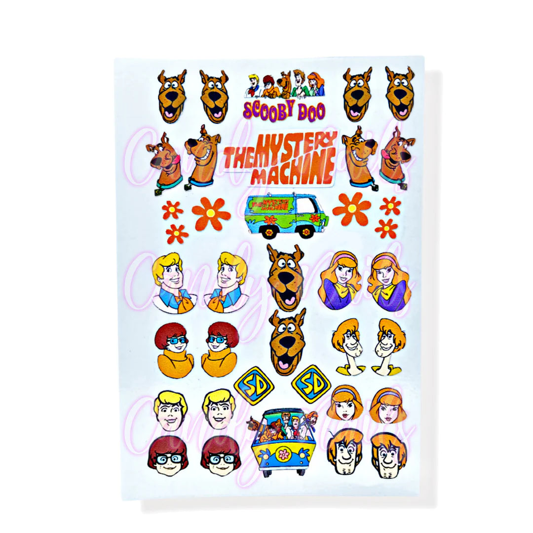 THE MYSTERY MACHINE STICKERS